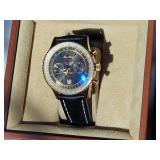 BREITLING 18kt GOLD MONTBRILLANT WRISTWATCH