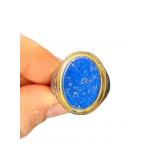 LAPIS MENï¿½S SIGNET RING