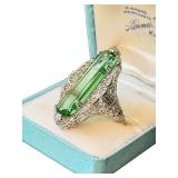 ART DECO STYLE FILIGREE RING