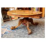 BURL WALNUT COFFEE TABLE