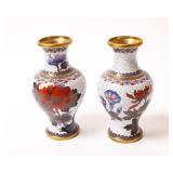 CHINESE CLOISONNE VASES