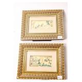 PERSIAN PAINTINGS ON PORCELAIN