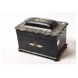 VICTORIAN PAPIER MACHE TOBACCO BOX