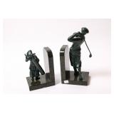 GOLF THEME BOOKENDS