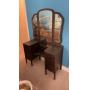 Vintage Dressing Table & Vanity Combo with