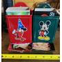 Vintage Metal Matchbox Holders Red and Green