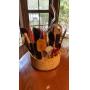 Misc Kitchen Utensils in Round Holder