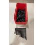 Red Tool Bin Full of 110+ Steel Black Hex Socket
