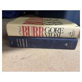 2 Gore Vidal Hardback Books, BURR First Edition &
