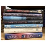 7 HARDBACK BOOKS Billy Graham, Barbie Bassett,