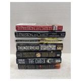 Lot of Douglas Preston and Lincoln Child books.