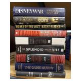 9 PC COLLECTION OF BOOKS. AUTHORS INCLUDE MICHAEL