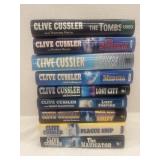 25 Clive Cussler Hardback Books- Nice Condition