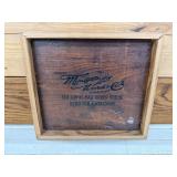 Montgomery  Ward Co Wood Framed Piece.