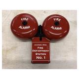 Vintage Fire Alarm Bell Jackson, Miss Station No.1