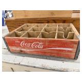 Vintage Wooden Coca-Cola Crate Soda Bottle Crate