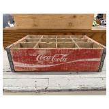 Vintage Coca-Cola Soda Crate Wooden