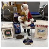 Pepsi Bundle. Ornaments, Santa, Bottle, and