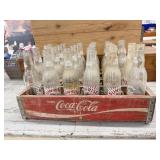Wood Coca-Cola Crate Full of Sun-Rise Glass Soda