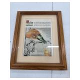 1964 Seven-Up Soft Drink Soda Advertisement Framed