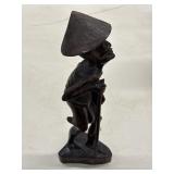 Balinese Hand-Carved Ebony Wood Figure