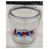 Vintage Lance Cracker/Cookie Glass Display Jar,