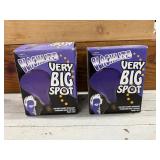2 VERY BIG SPOT BLACK LIGHT BULBS