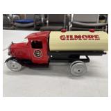 Gilmore Oil Company 1930s replica tanker toy