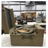Military-Issue Phonograph Player, Vintage Music