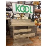 Vintage Metal countertop store display rack for