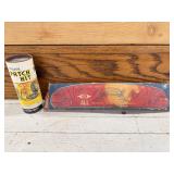 VINTAGE AUTO TIRE PATCH KIT AND MIRROR