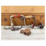 2 Vintage Hand Drills, Miller Tools Since 1868