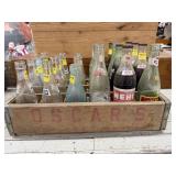 Oscarï¿½s Wood Soda Crate Filled with Glass Soda