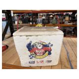 Vintage Bud Man Styrofoam Cooler