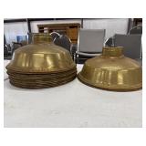 5 Brass Pendant Lampshades