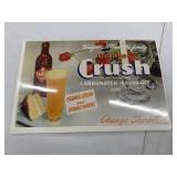 1940s Orange Crush Paper Advertising Sign