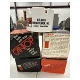 4 CanTop Safe Ashtrays. Advertising Freightliner