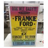 Frankie Ford "Ooh-Wee Baby" Concert Poster