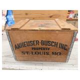 Anheuser-Busch Inc. Wood Crate Box