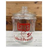 Layï¿½s Salted Peanuts Glass Jar with Lid, Jar and
