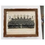 Framed Vintage Military Class Photo