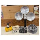 Vintage Cameras & Flashes. Kodak, Minolta, Etc.
