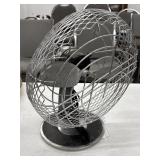 Vintage Universal Electric Co. Chrome Mesh Fan