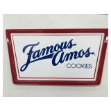 Large Famous Amos Cookies Advertising Sign
