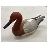 Hand-Carved Painted Duck Decoy by Joe Rice