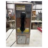 Pink Automatic Electric 3-slot payphone