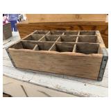 Wooden Red Soda Crate Vintage