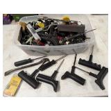 Bin Full of Misc Tools & Parts, Screws, Bolts,