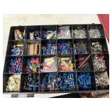 Organized Tray of Assorted Electrical Crimp
