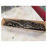 Bin Full of Mostly Large Drill Bits, Assorted